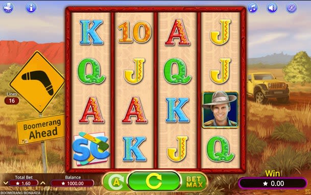 Screenshot of Boomerang Game