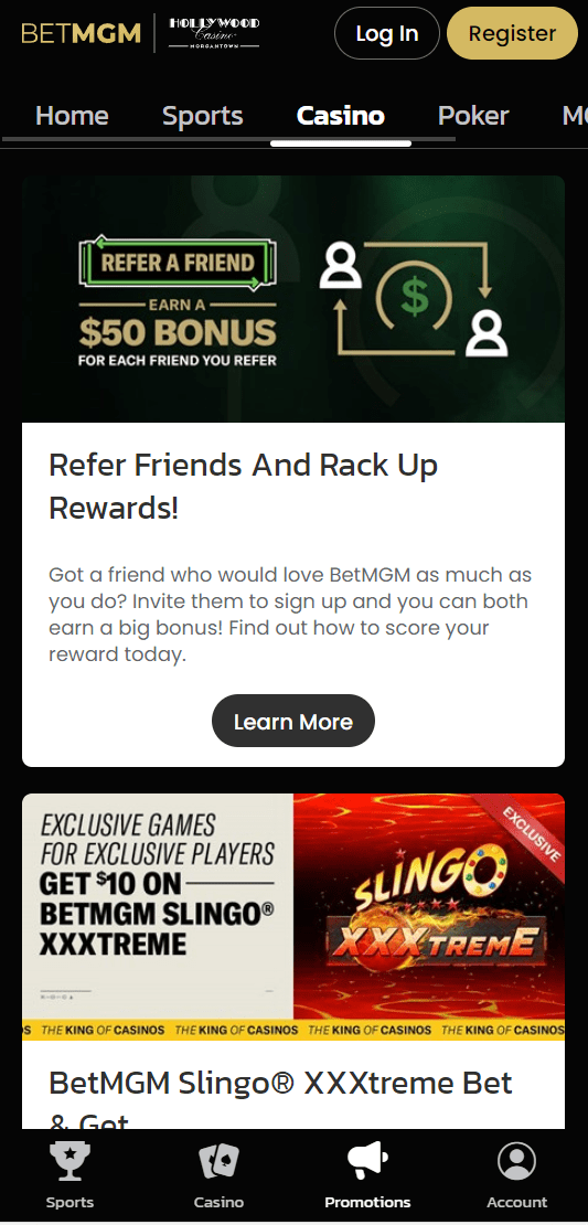 BetMGM Casino PA Bonuses
