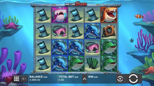 Screenshot of razor shark Simple Casino Thumbnail