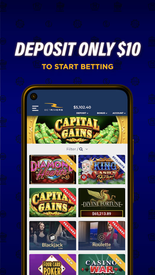 WV Betrivers Casino app 2