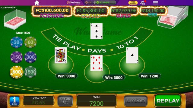 the casino application