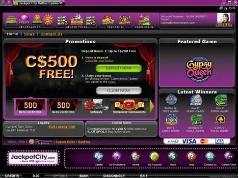 jackpot city net free