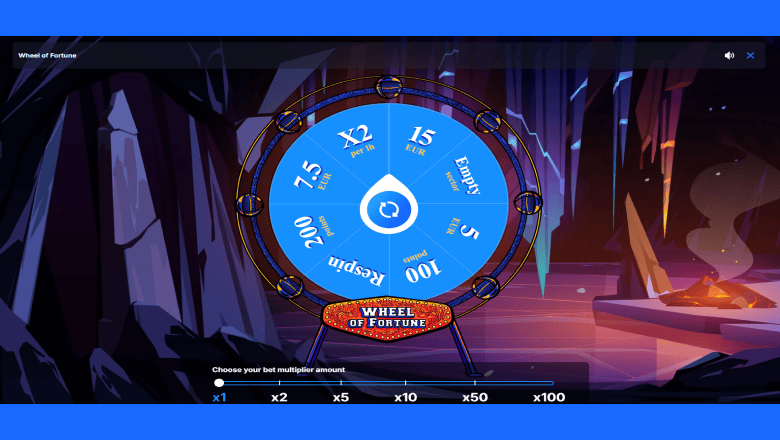 Ice Casino gratis spins interface