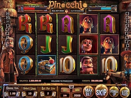 Screenshot of pinocchio Vegas casino Thumbnail