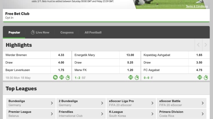 Betway Football