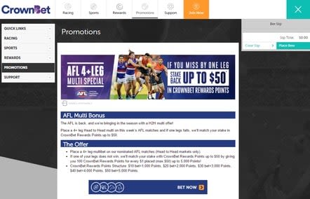 AFL Bonus at Crown Bet Thumbnail