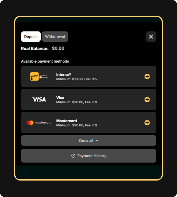 Spinsy app interface