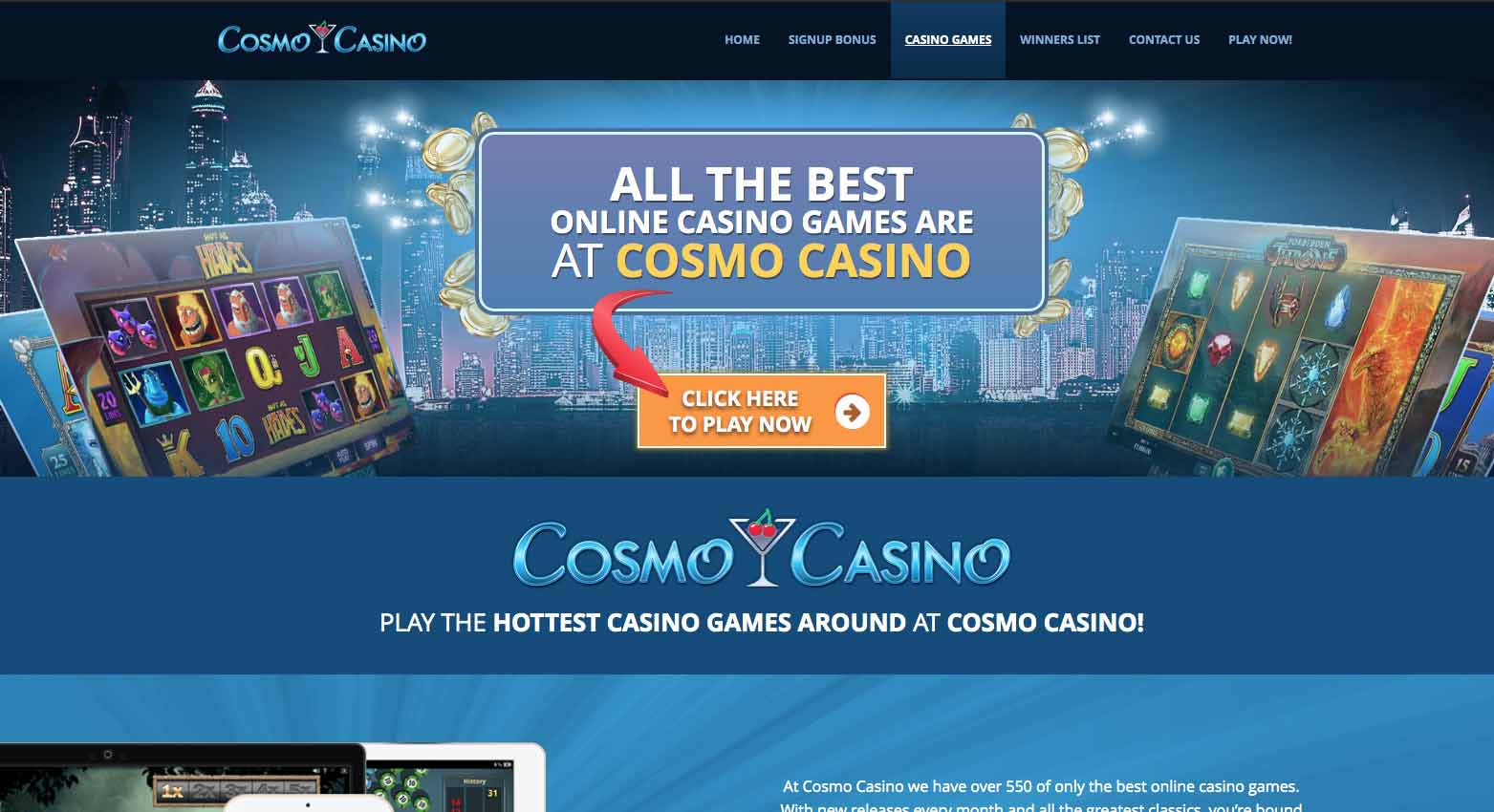 cosmo casino bonus codes