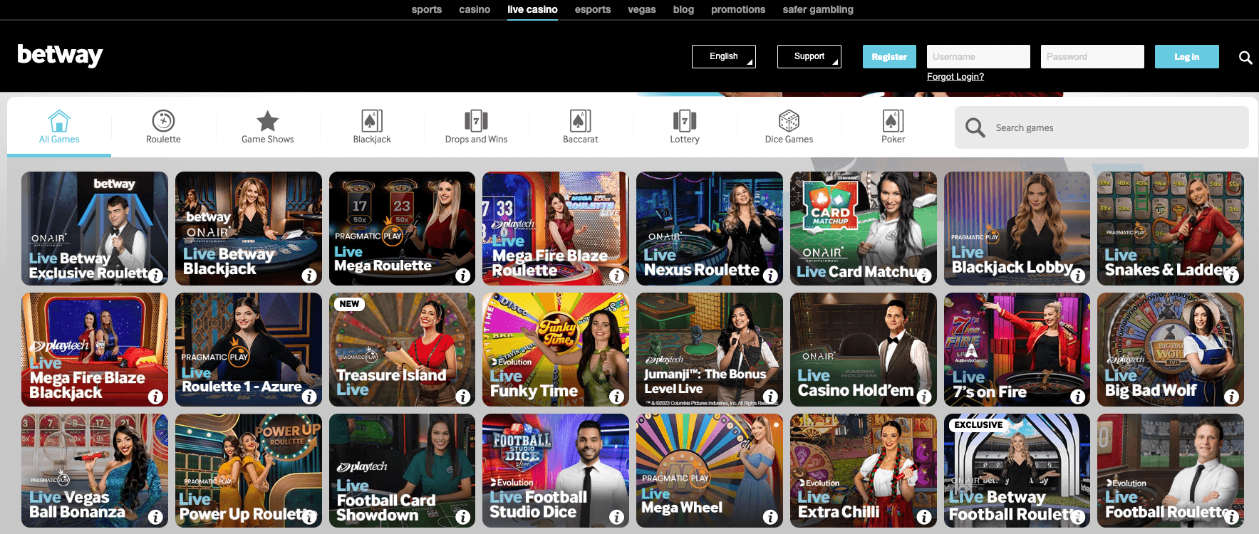 betway casino app review