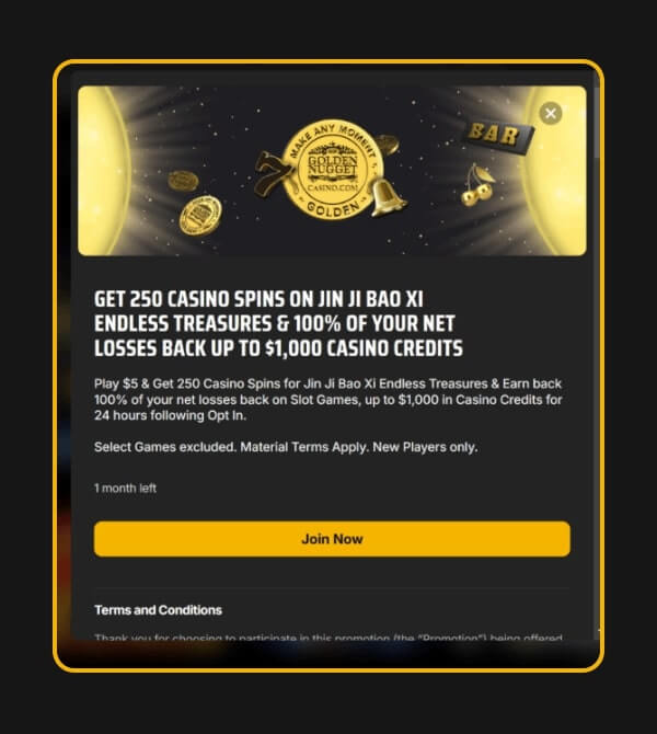 Golden Nugget Promo Code: Unlock Exclusive Bonuses for Canadian Players