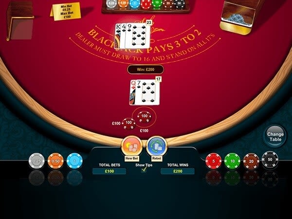 Playing Blackjack at Karamba Casino