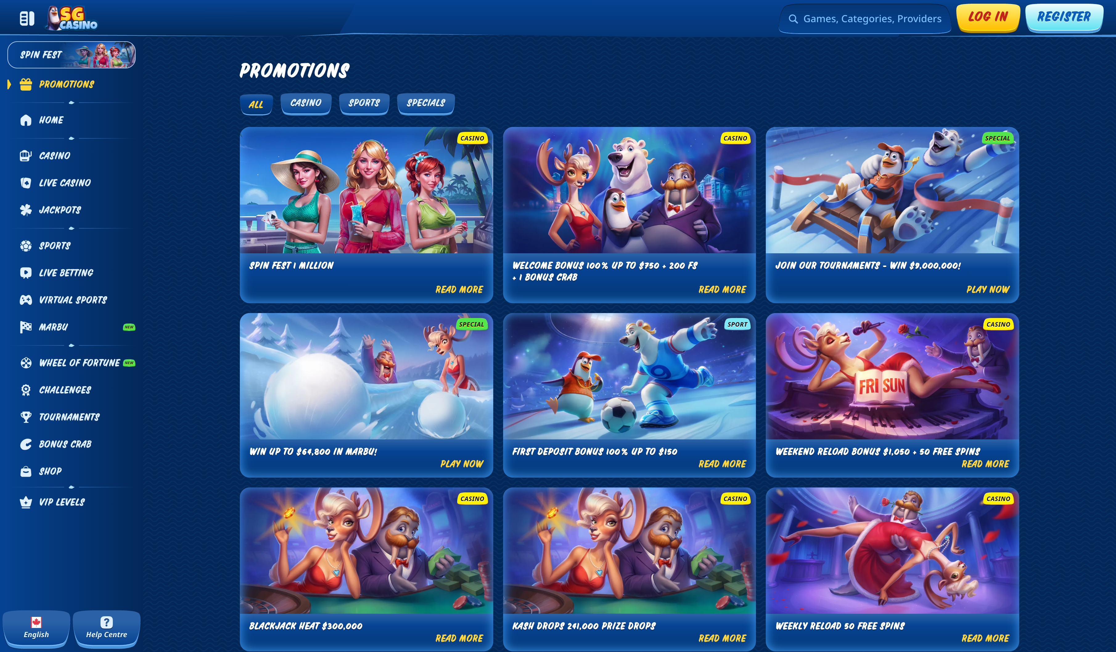 Promotions Sg Casino