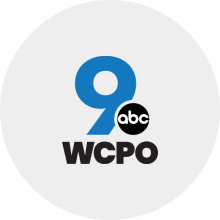 WCPO Cincinnati (live television feature, 0:45 – 1:10)