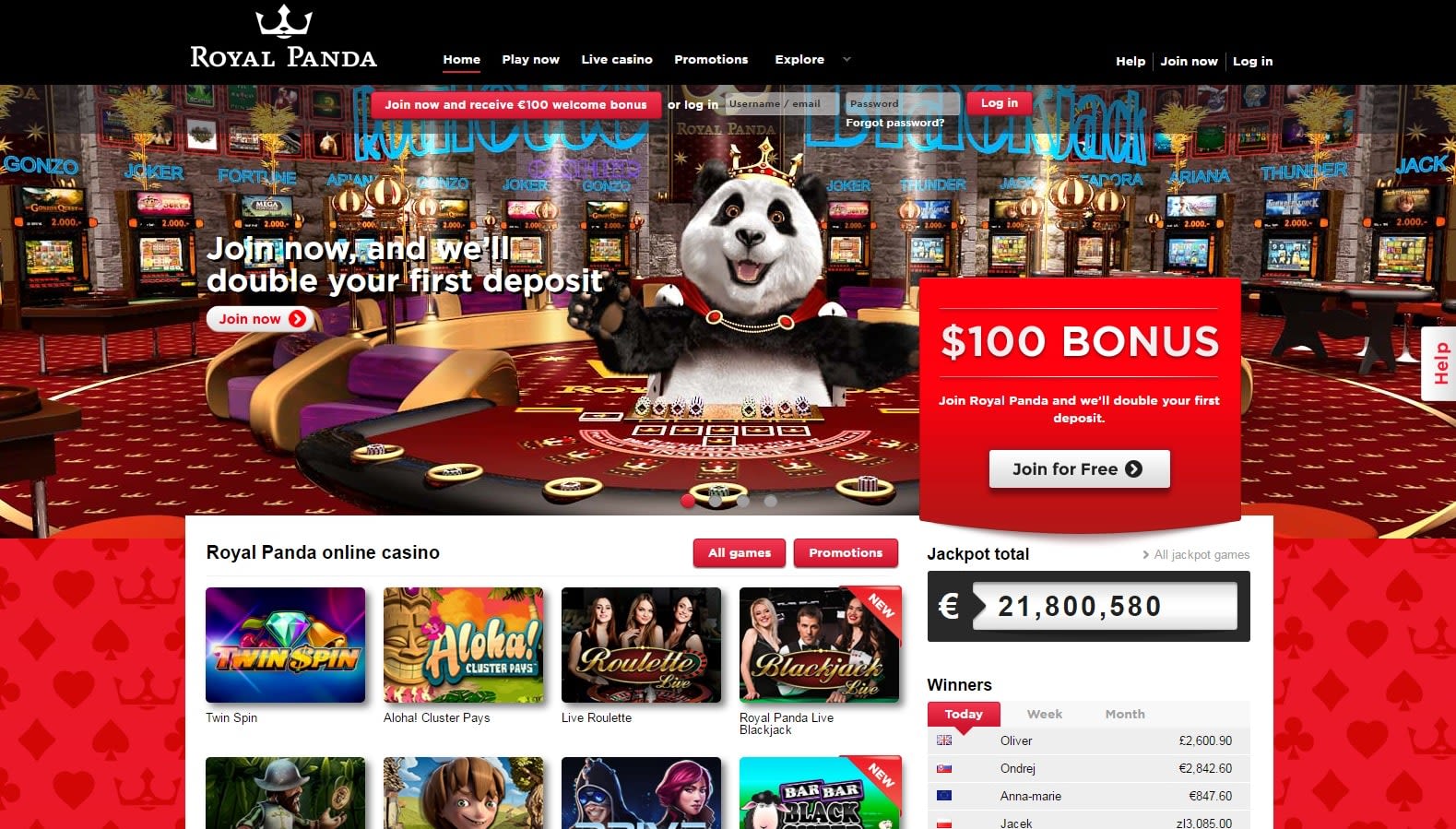 Кoyal panda homepage Thumbnail