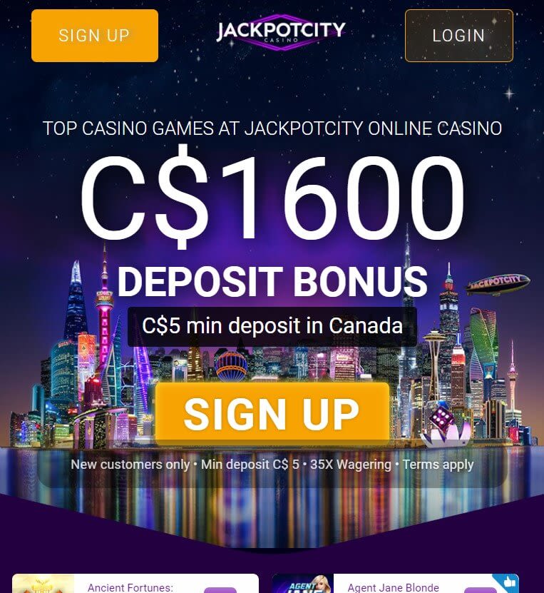 Jackpot City Casino Canada (Bonus → On Registration) 🧞 - verloop.io