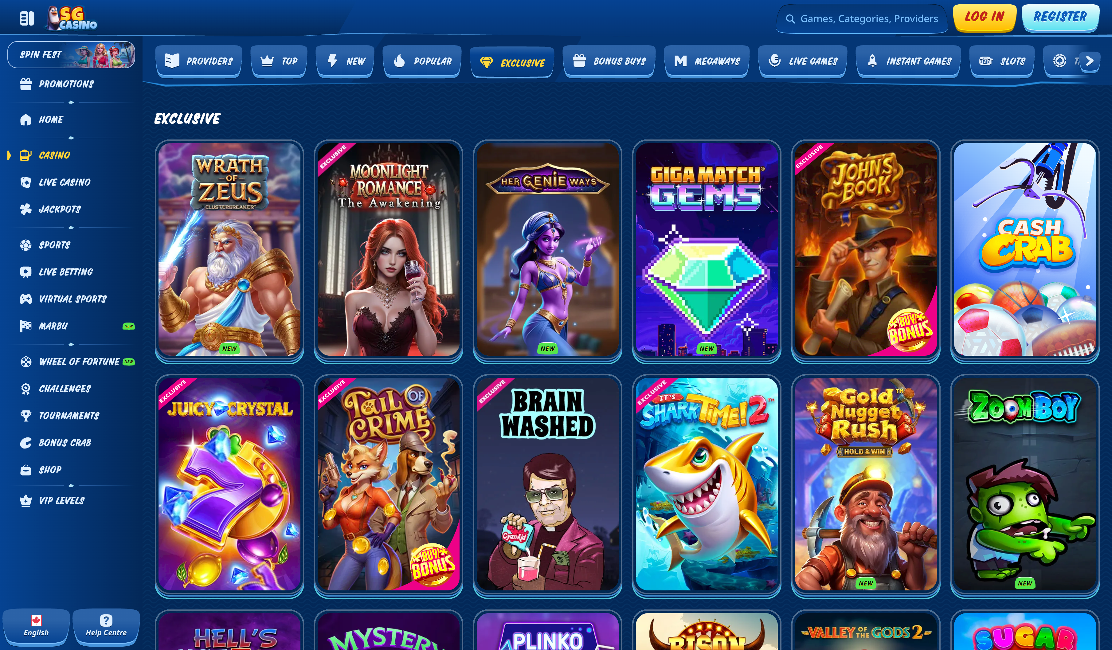 Titres exclusifs SG Casino