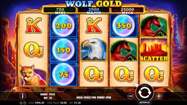 Scatters Casino Wolf Gold
