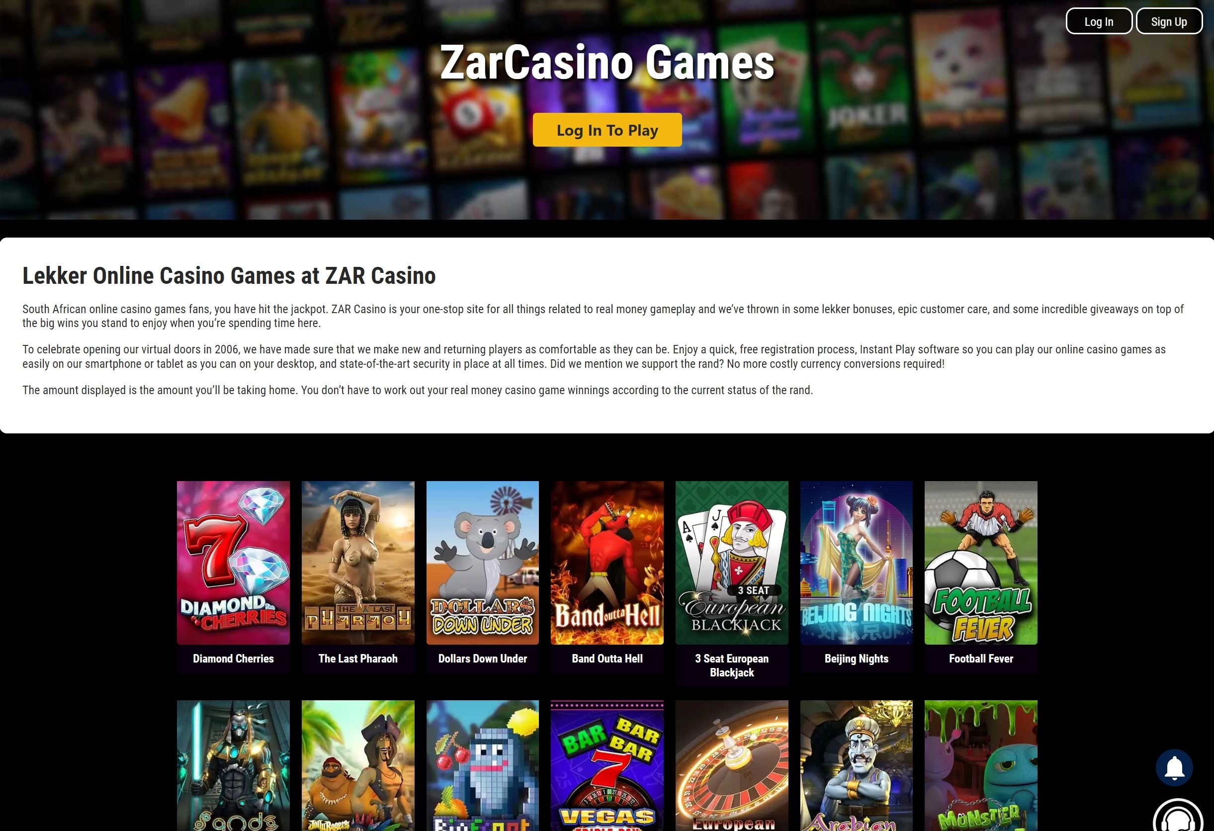new zar mobile casino