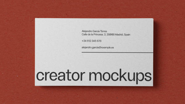 Business Card Mockup 02