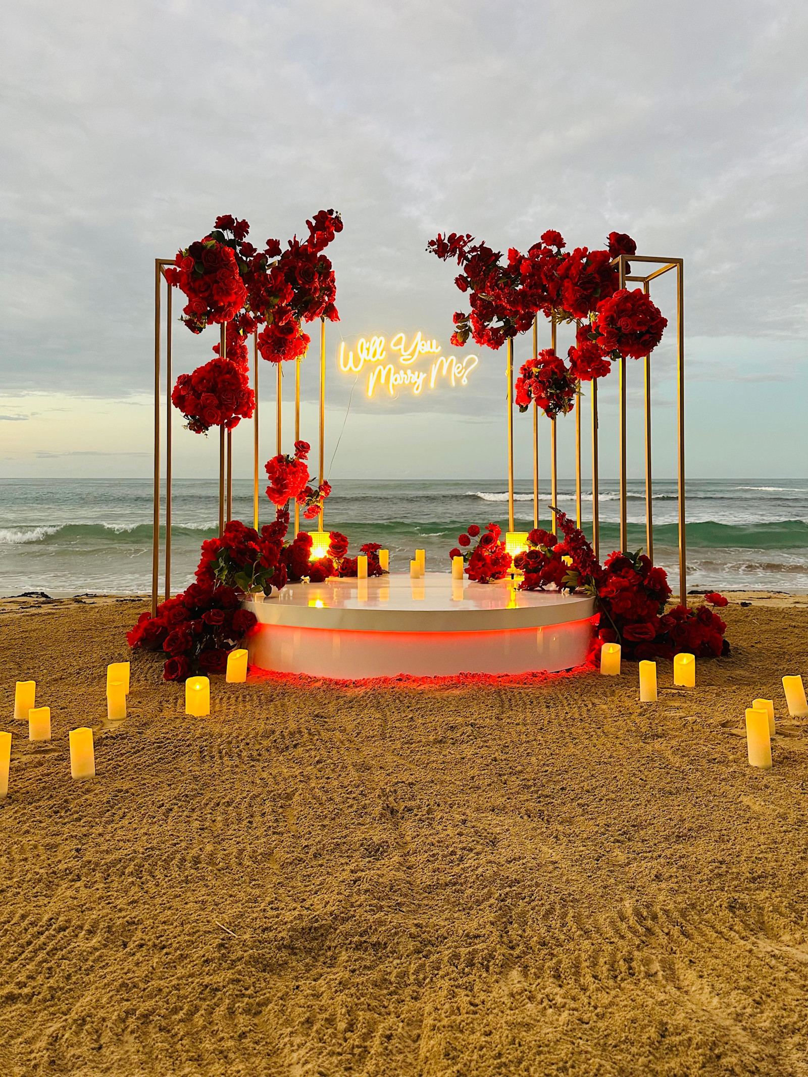 Coral Passion: detalhe da montagem 15 em uma praia privativa de Uvero Alto, Punta Cana.