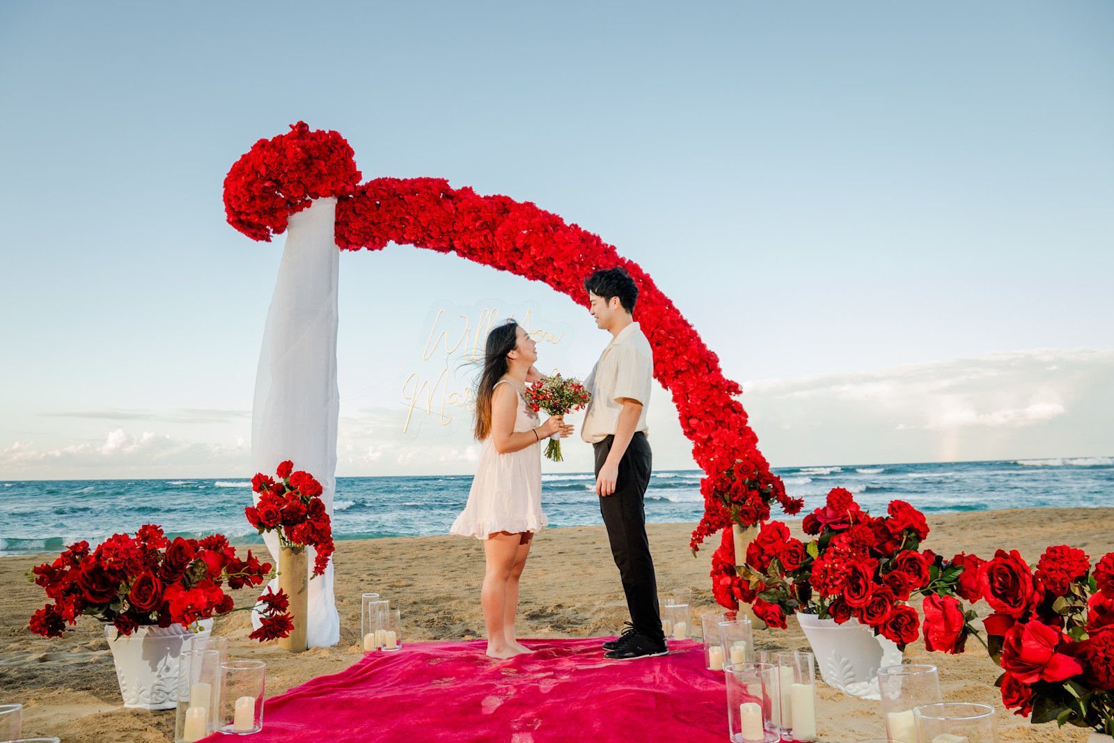 Eternal Passion: detalhe da montagem 5 em uma praia privativa de Uvero Alto, Punta Cana.