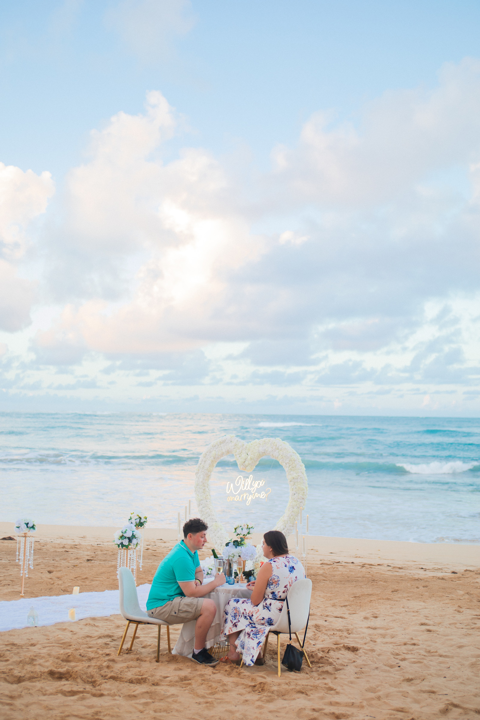 Amour by the Sea: detalhe da montagem 6 em uma praia privativa de Uvero Alto, Punta Cana.