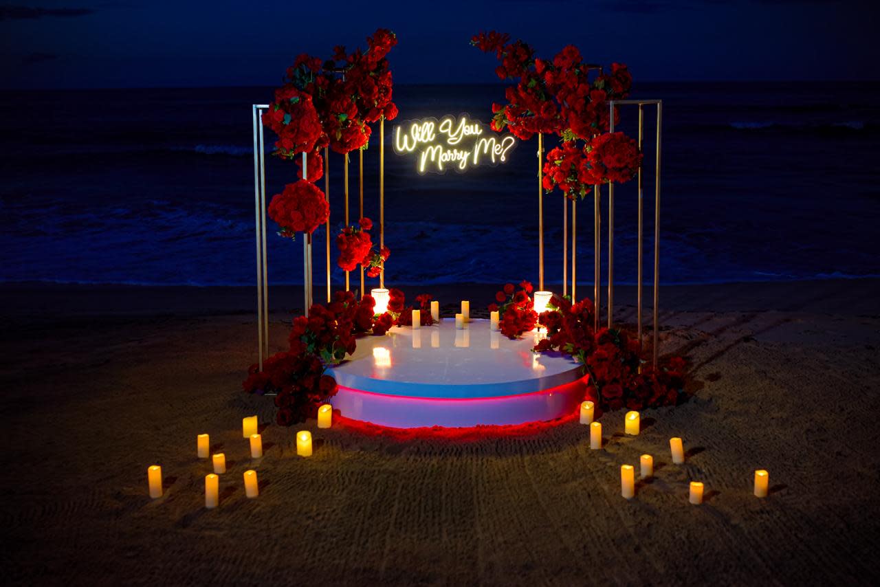 Coral Passion: detalhe da montagem 9 em uma praia privativa de Uvero Alto, Punta Cana.