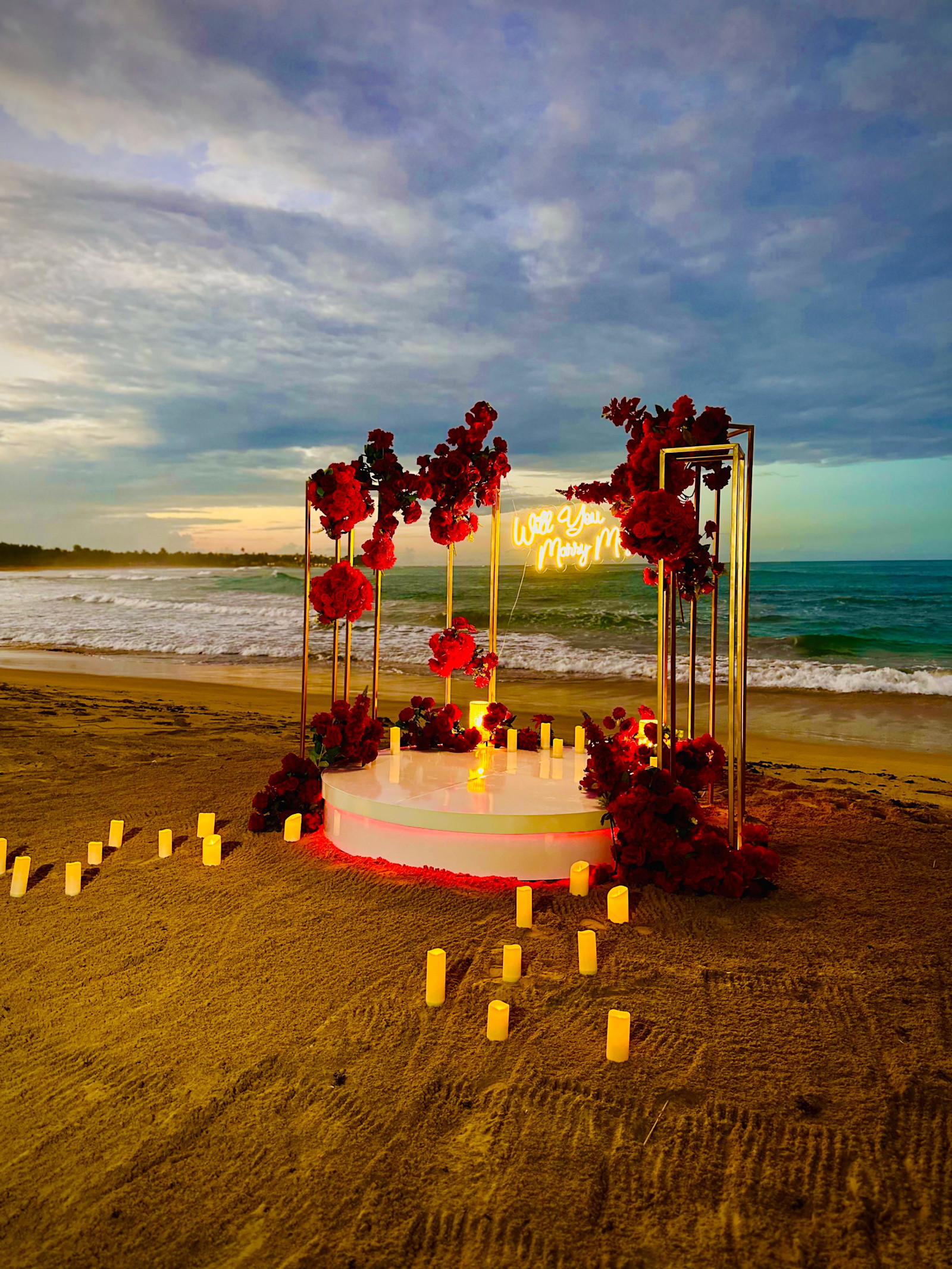 Coral Passion: detalhe da montagem 6 em uma praia privativa de Uvero Alto, Punta Cana.