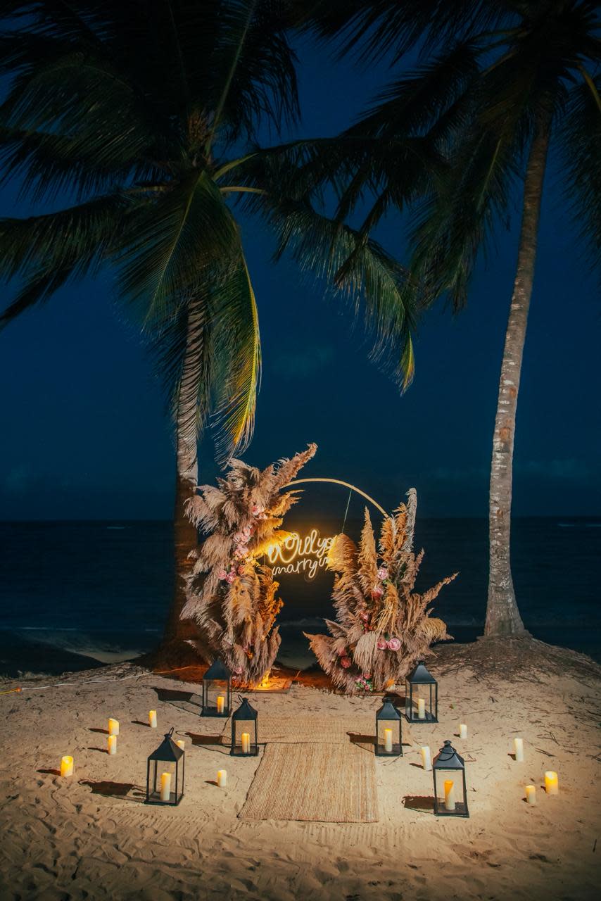 Golden Whisper : détail de l’installation 7 sur une plage privée d’Uvero Alto, Punta Cana.