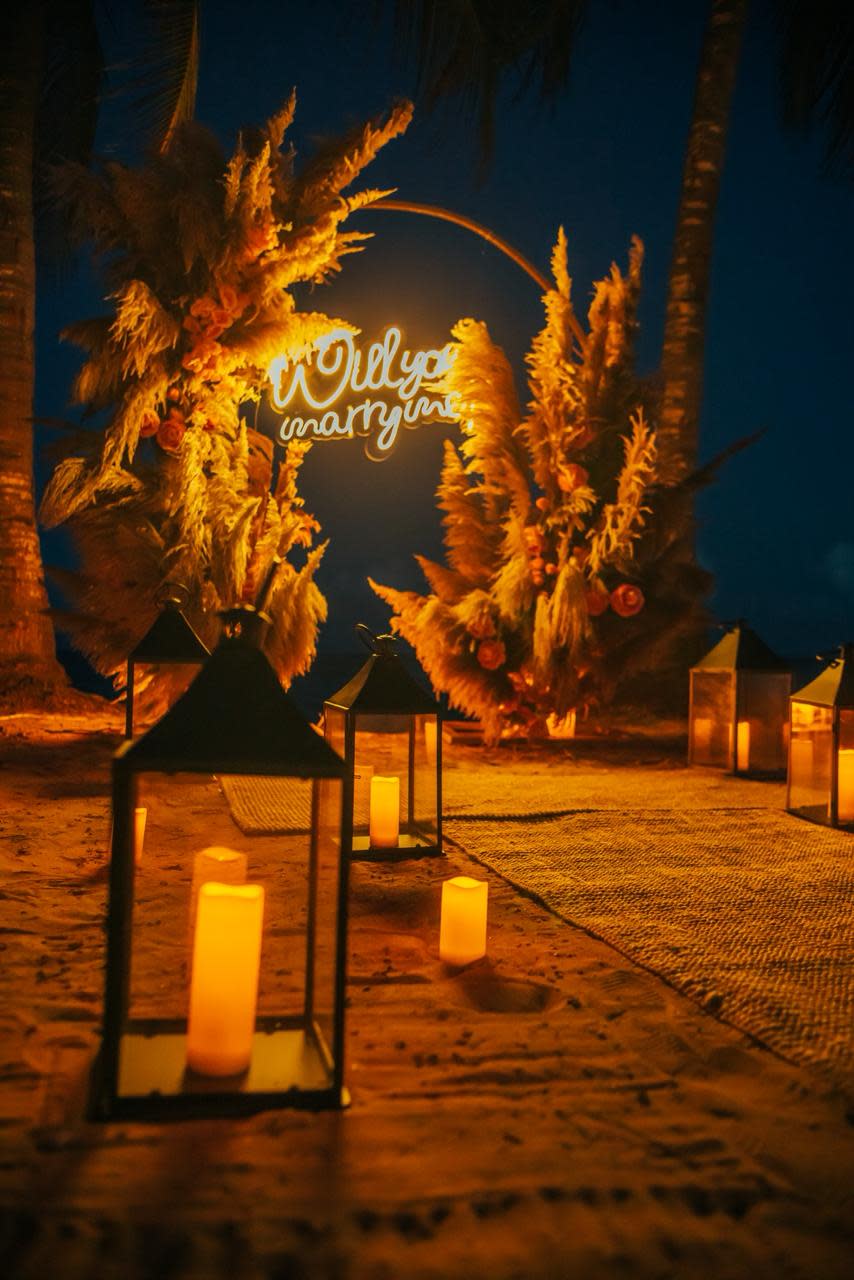 Golden Whisper : détail de l’installation 2 sur une plage privée d’Uvero Alto, Punta Cana.