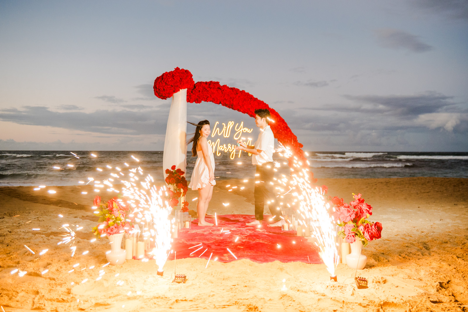Eternal Passion: detalhe da montagem 11 em uma praia privativa de Uvero Alto, Punta Cana.
