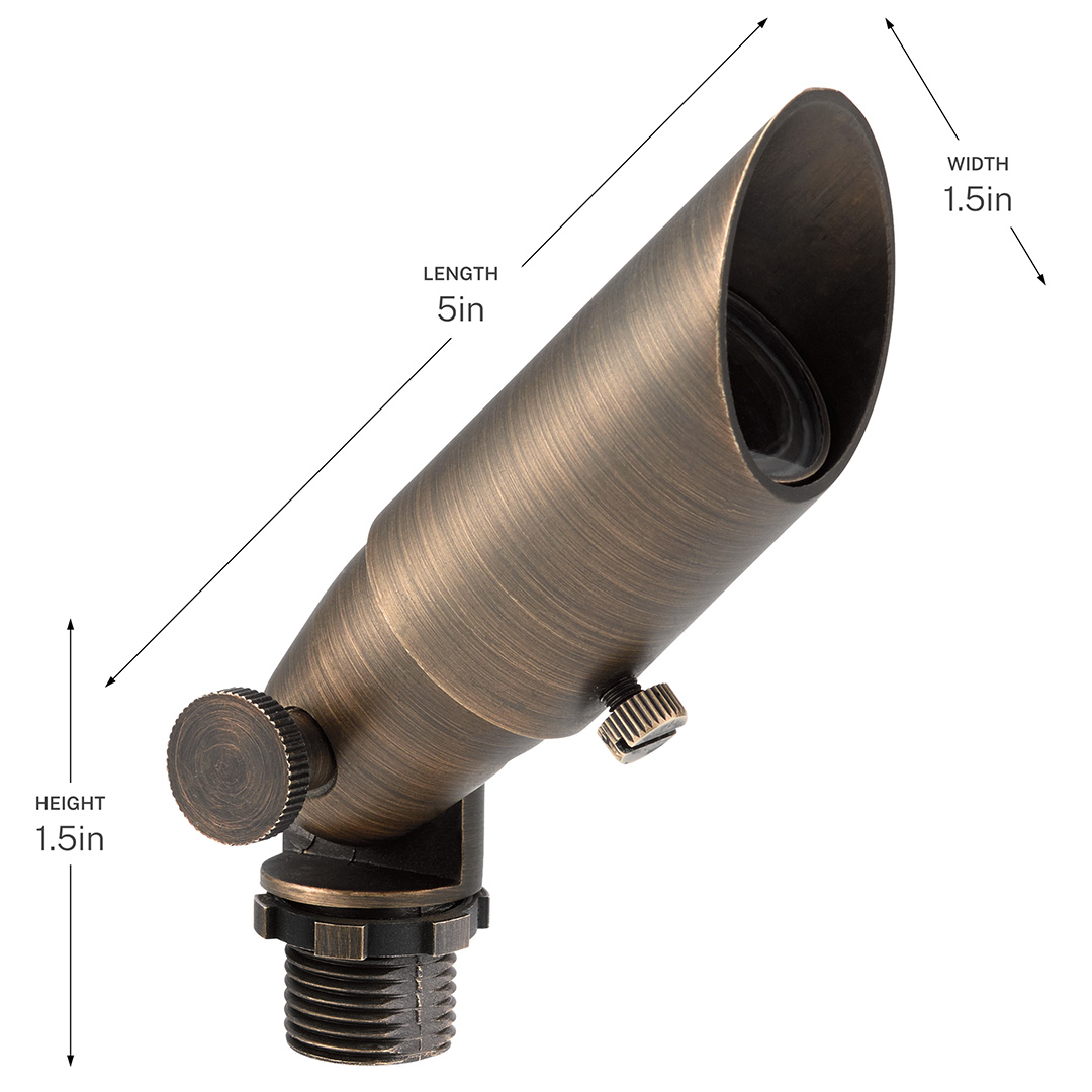 12V MR-8 Brass Accent Light Brass | Kichler Lighting