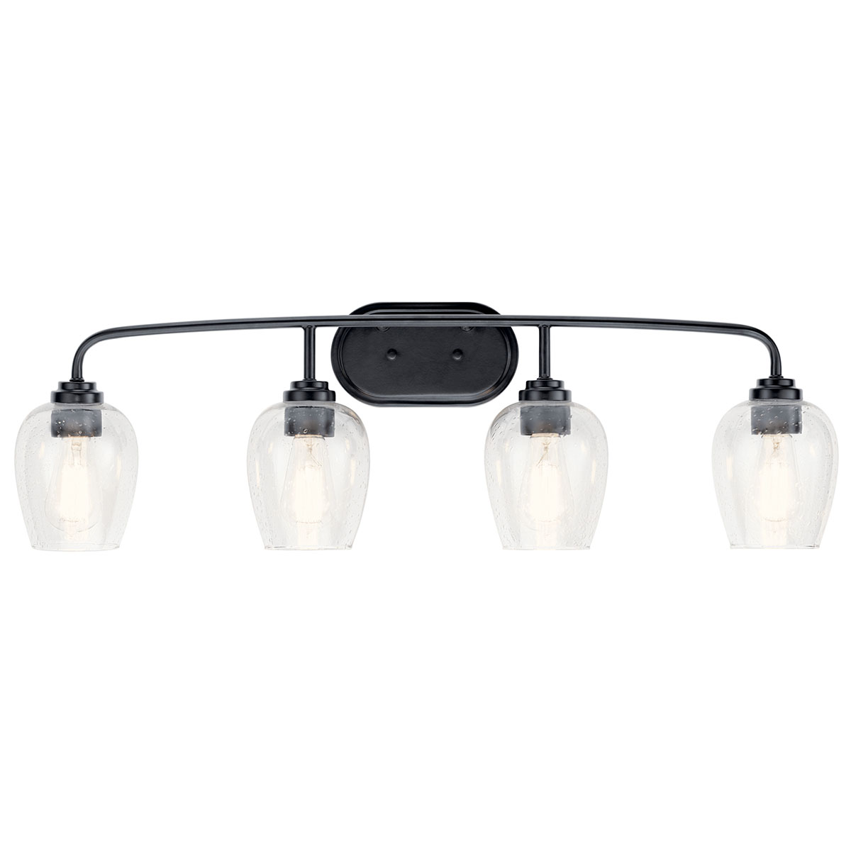 Kichler 44377BK Valserrano Chandelier, shops 5-Light 375 Total Watts, Black