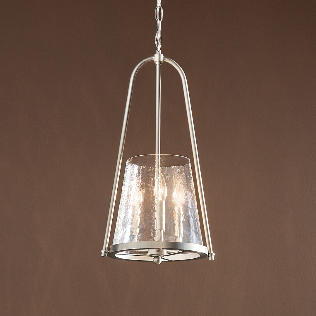 Nerine 3-Light Pendant Brushed Nickel | Kichler Lighting