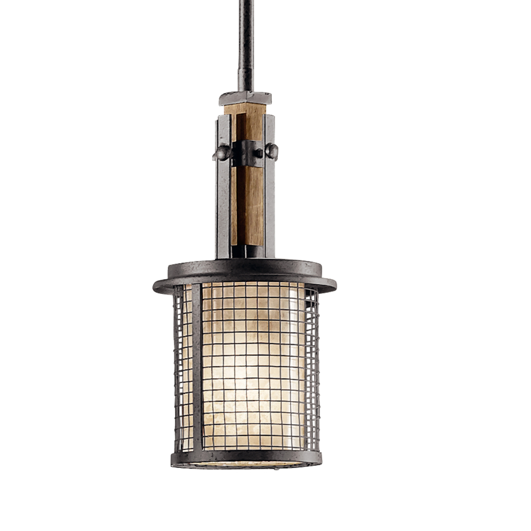 Ahrendale 1 Light Mini Pendant Anvil Iron | Kichler Lighting