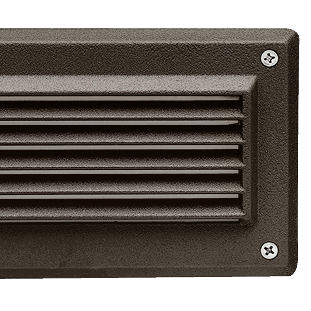 Louvered Brick Light 3000K LED Bronze | Kichler Lighting