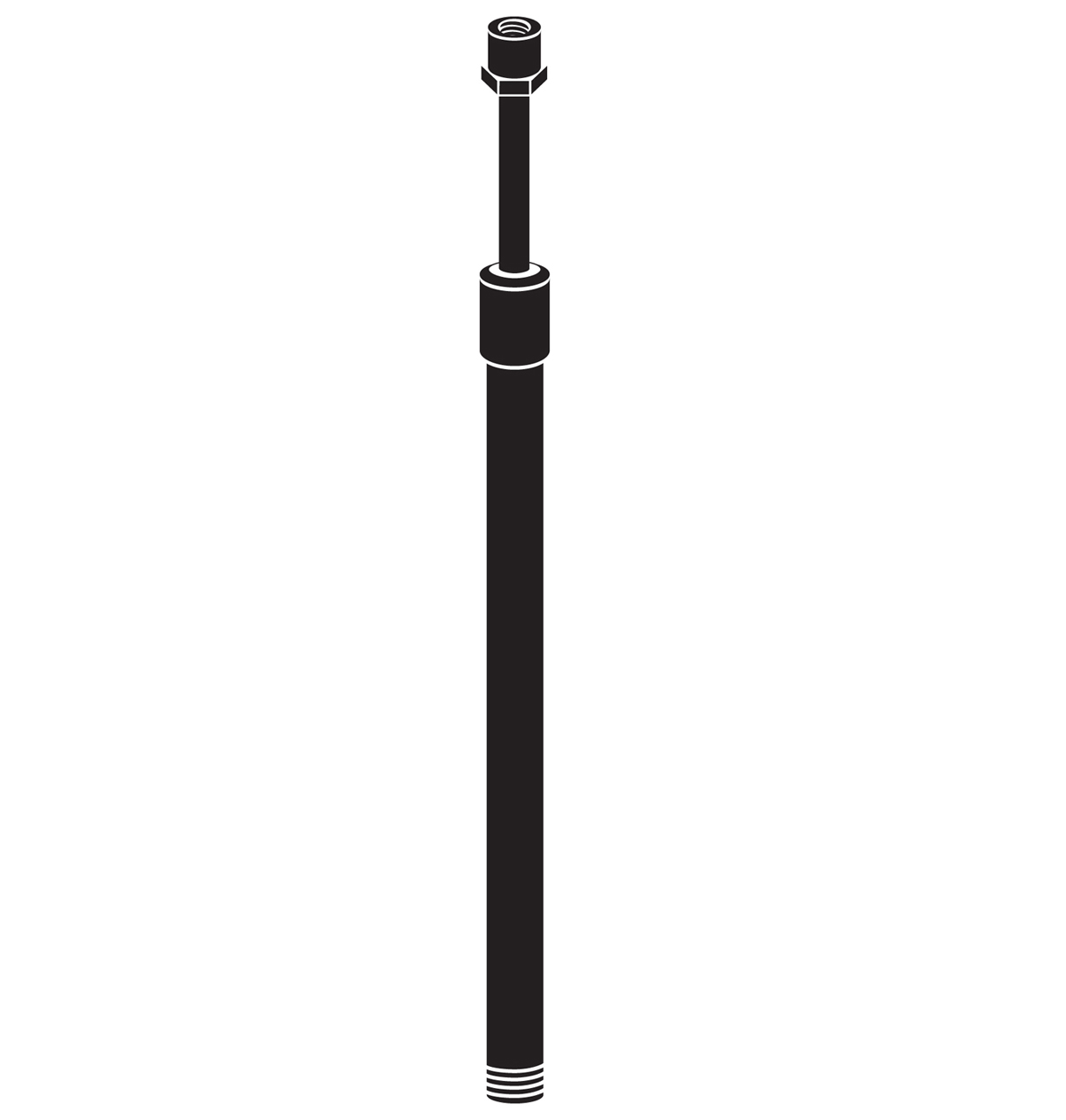 2700K 200 Lumen 10 Degree Spot Black | Kichler Lighting