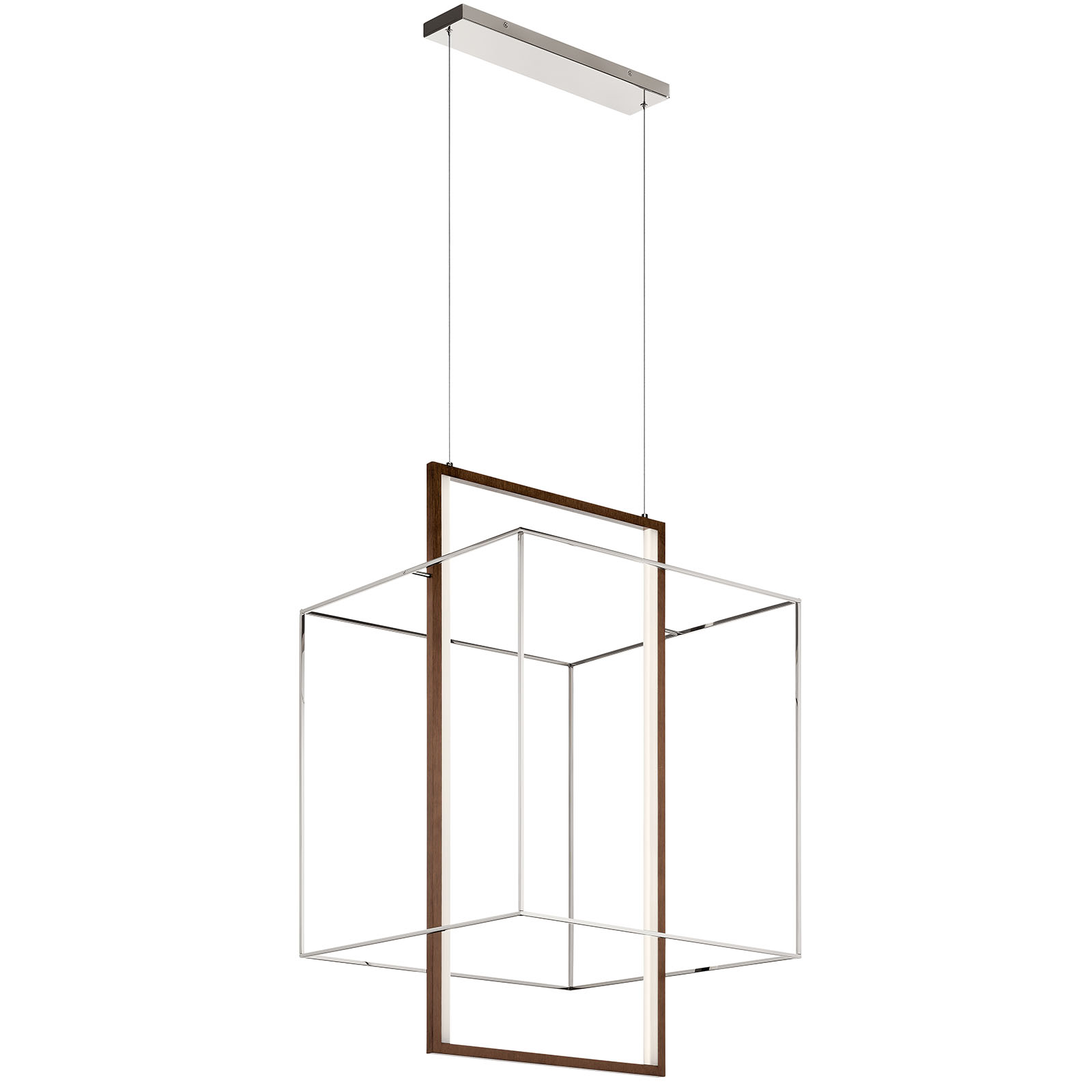kichi Viho LED Foyer Chandelier Polished Nickel | Kichler Lighting