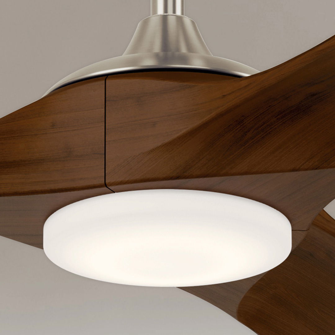 Eco Style DC Ceiling Fan - White / Beechwood 52" | Australia - View #13