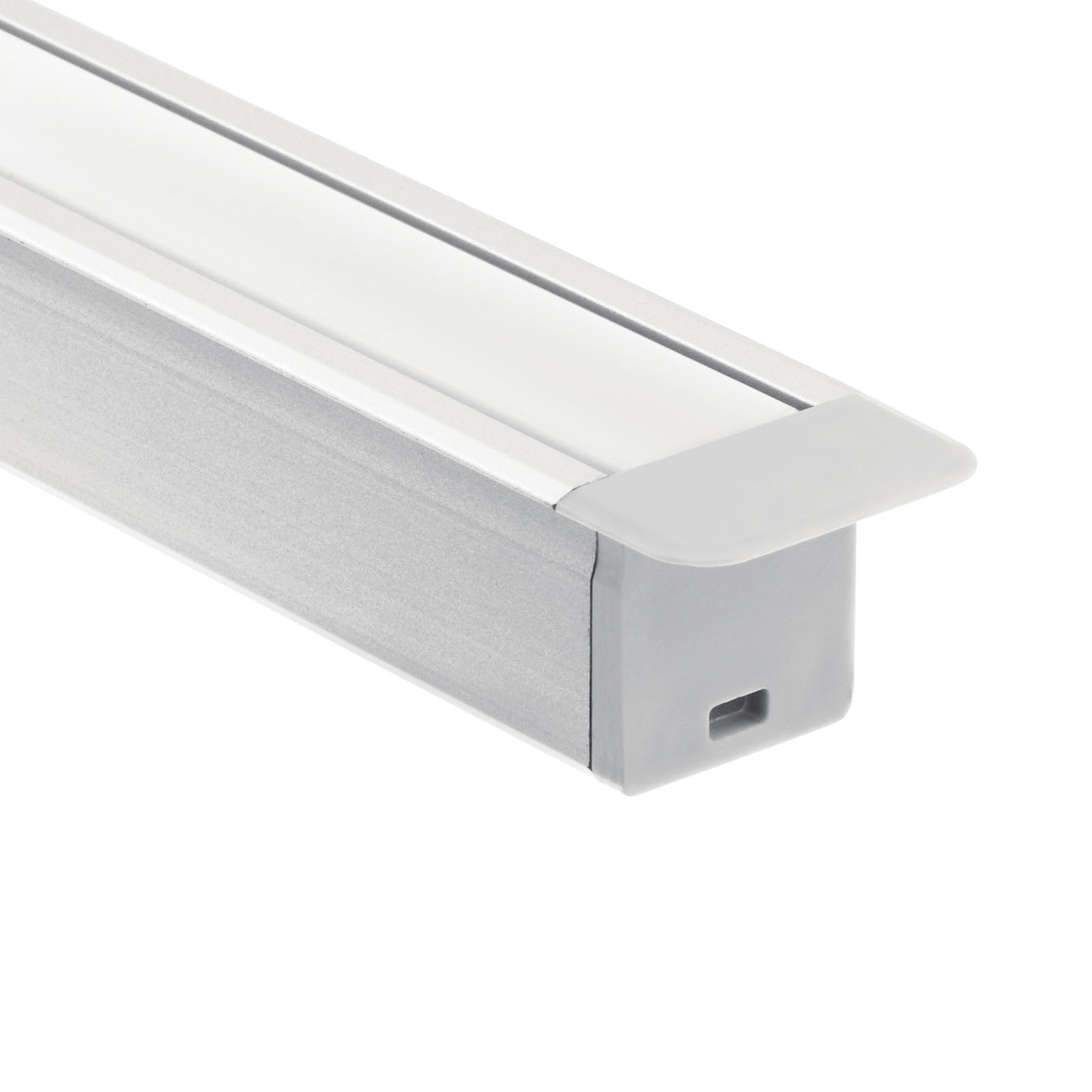 Recess Channel Building 8' Kit Deep Well Recessed Channel Silver | Kichler Lighting