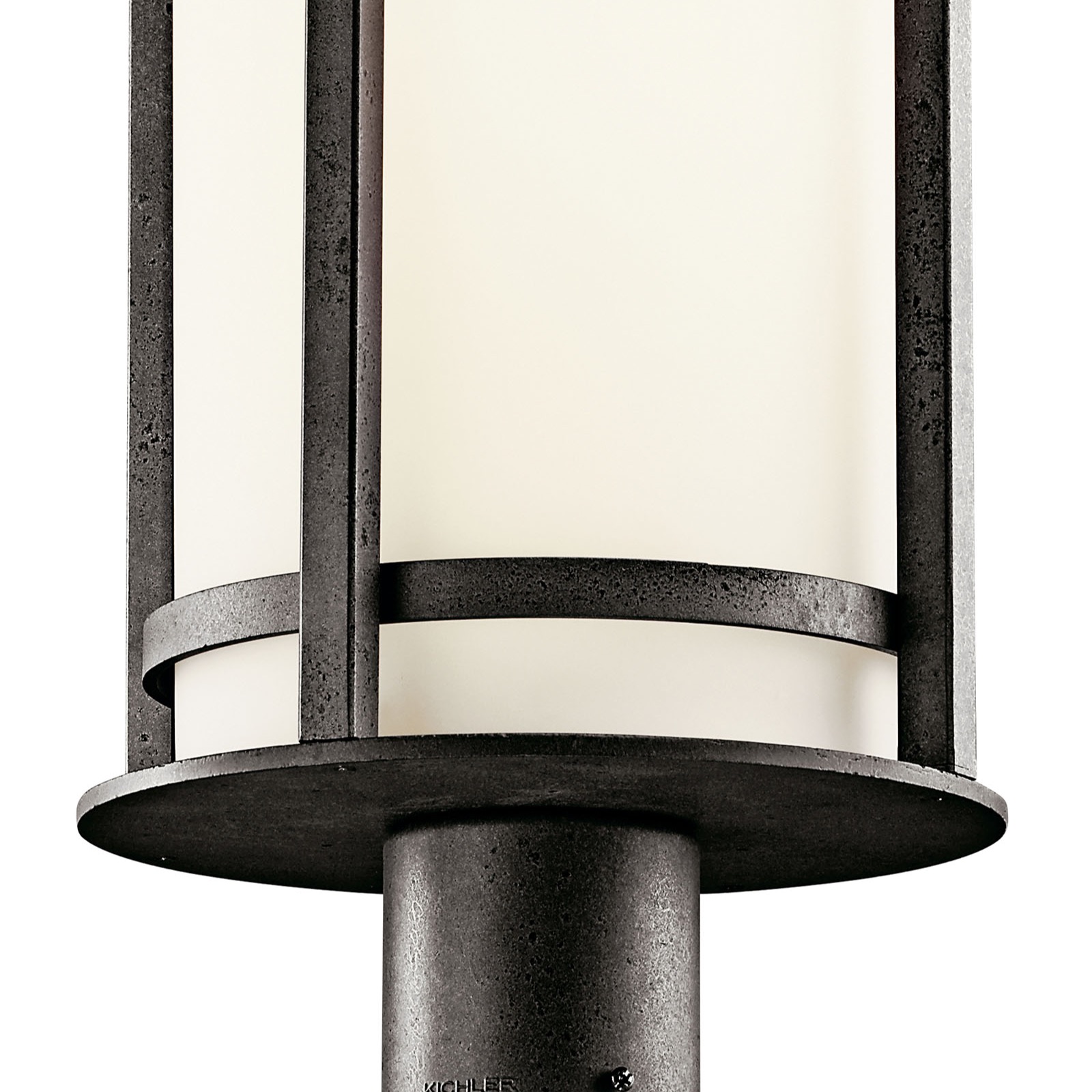 Camden™ 1 Light Post Light Anvil Iron | Kichler Lighting