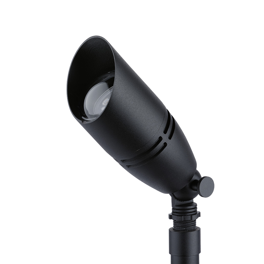 Fixed Socket MR16 Black Brass Drop-In Accent Fixture | Kichler