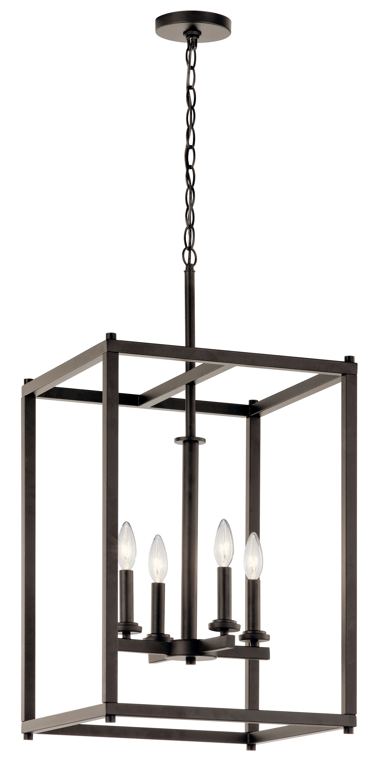 Kichler 43996BK Crosby Pendant, 1-Light 100 on sale Watts, Black