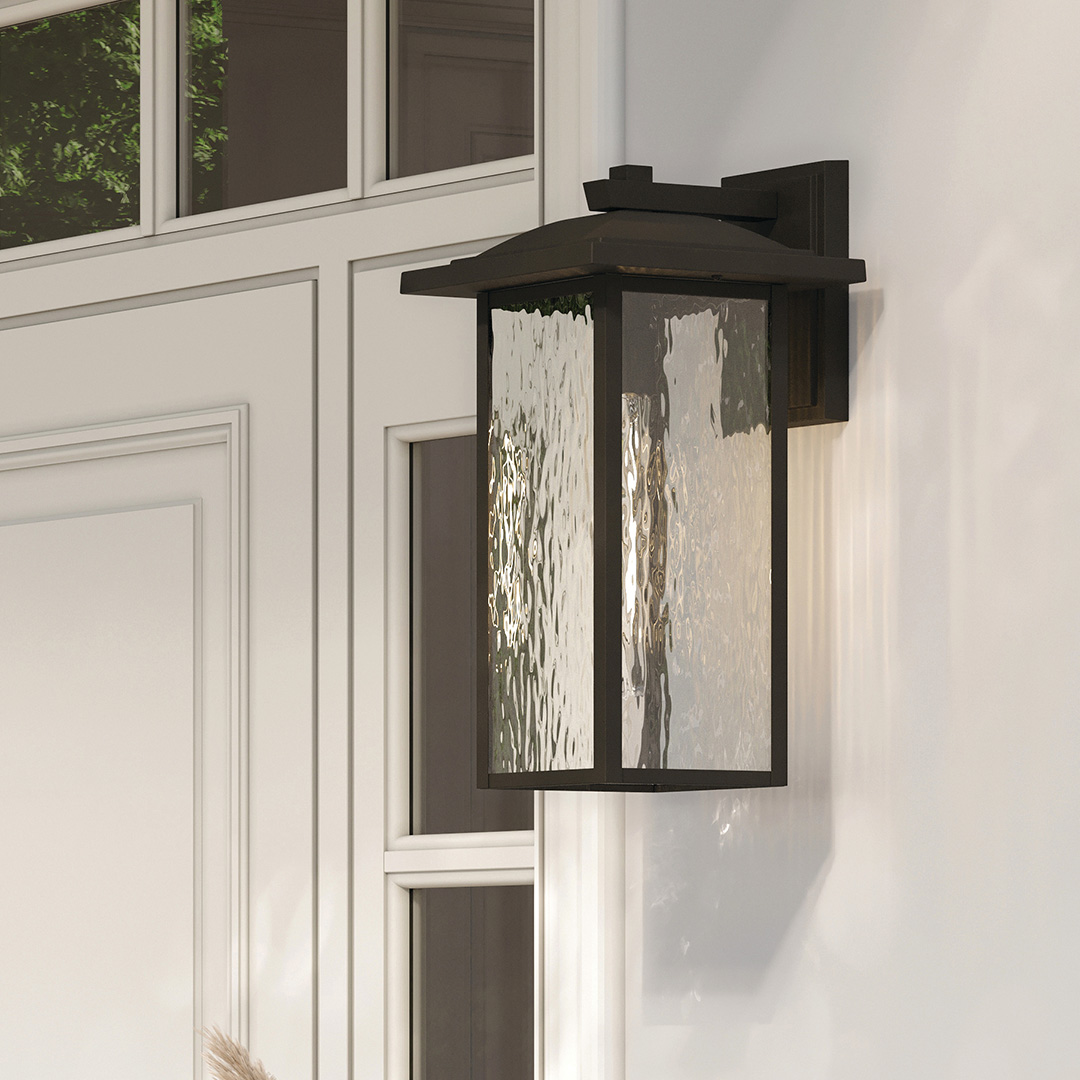 Capanna 1-Light Wall Light in Black | Kichler Lighting