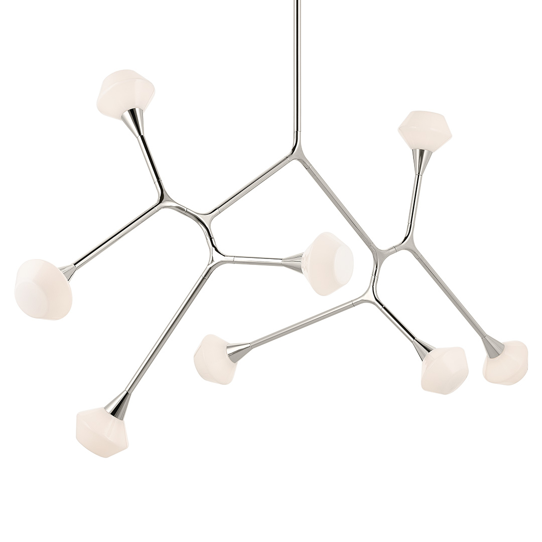 チャーチ　KELBY2 　27.5 Morrigan 8 Light Foyer Chandelier Nickel | Kichler Lighting