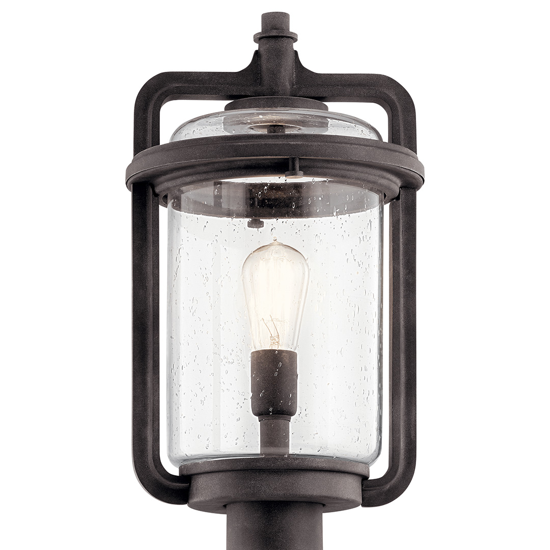 Andover 1 Light Post Light Weathered Zinc | Kichler Lighting