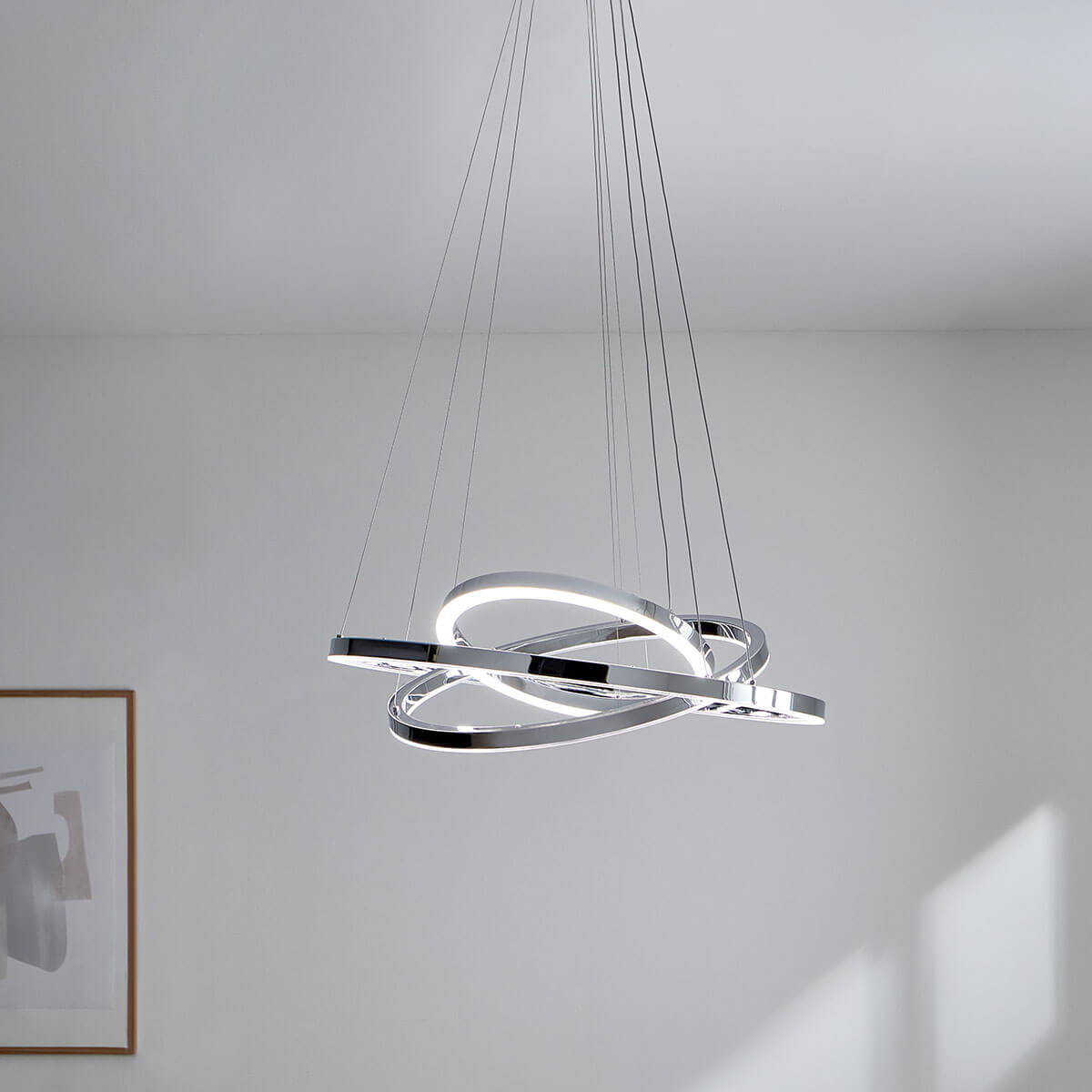 Opus 3-Ring LED Chandelier in Chrome | Kichler Lighting