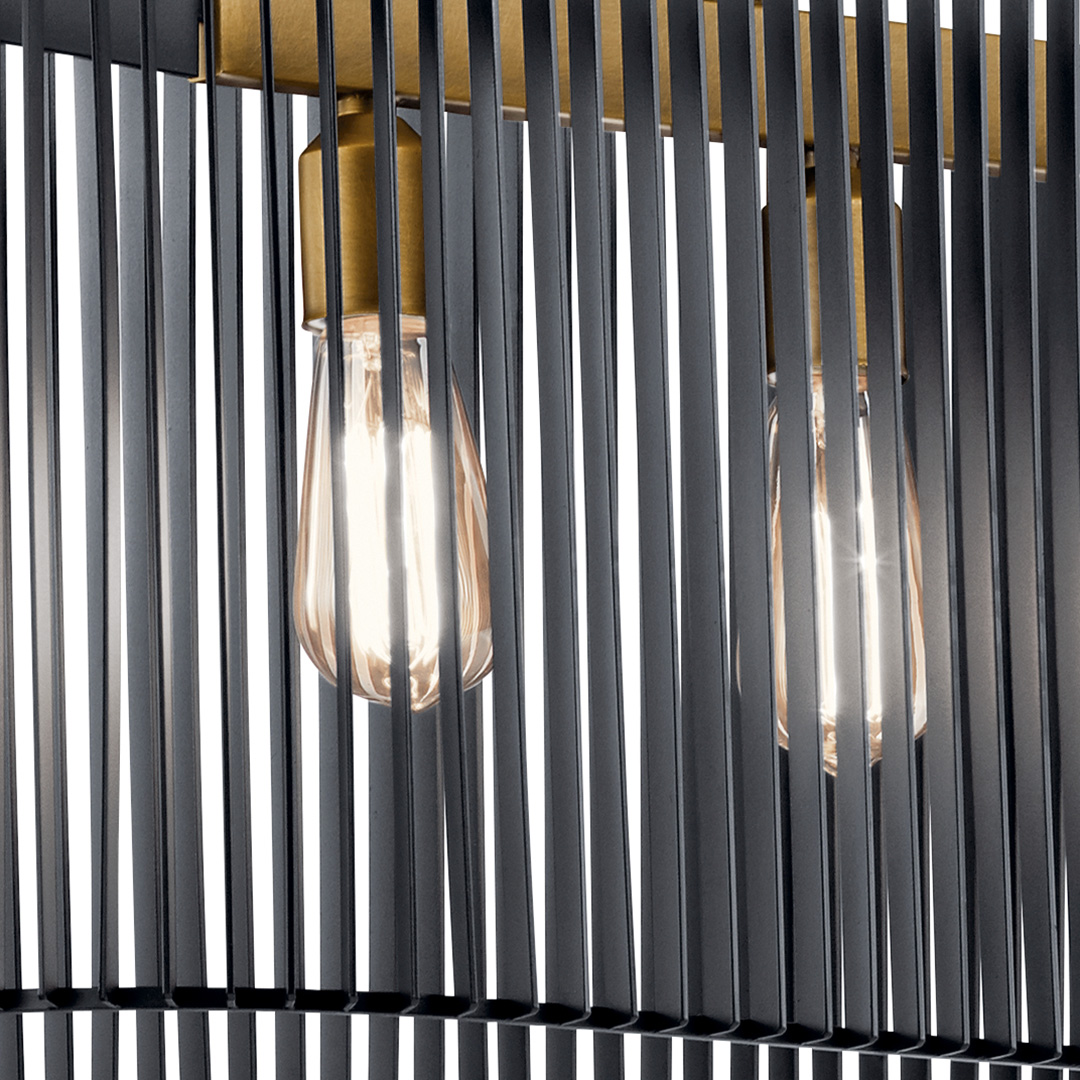 Linara 6 Light Chandelier Black | Kichler Lighting