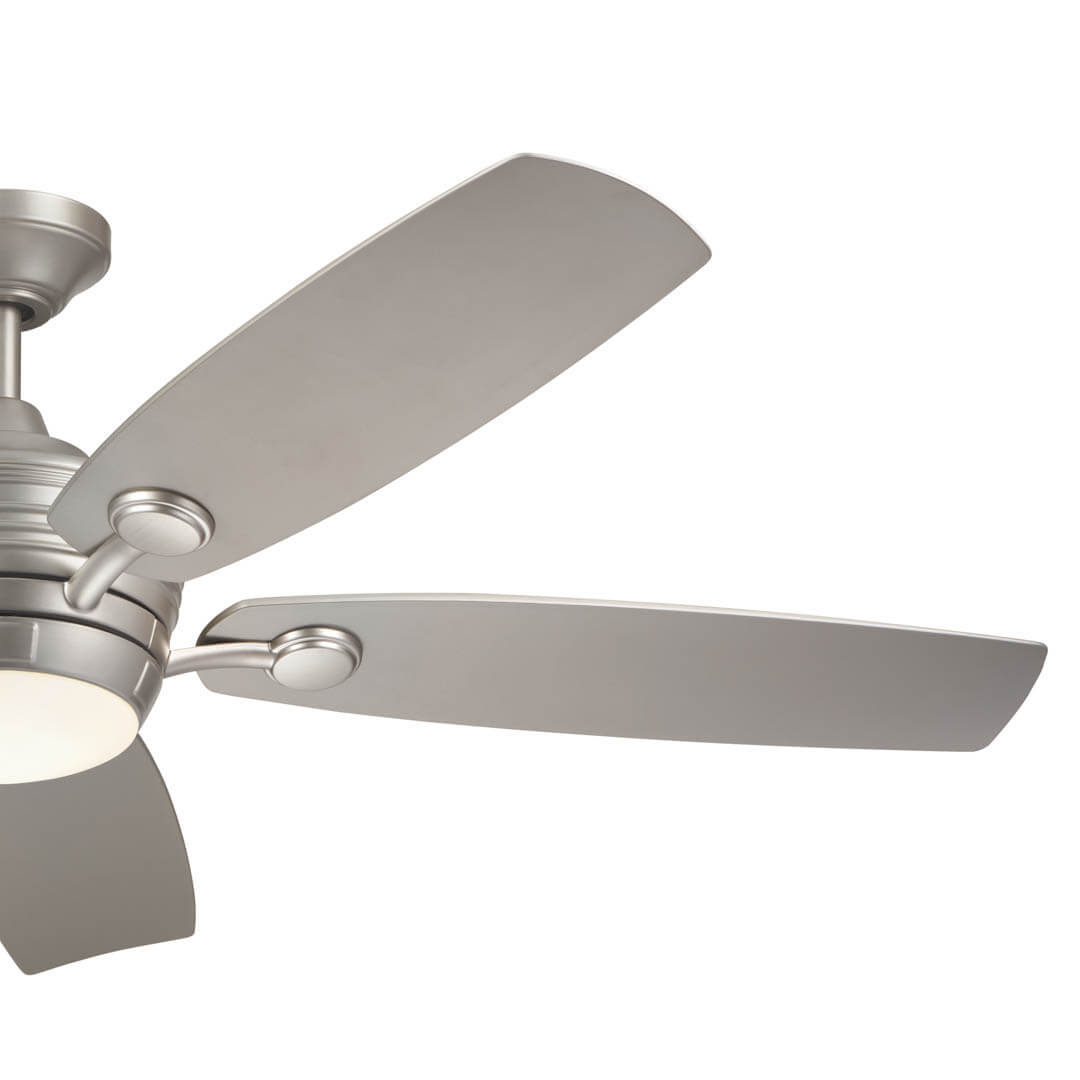 Kichler Lighting Kedron Maple/Cherry hotsell Blades Ceiling Fan in Brushed Nickel