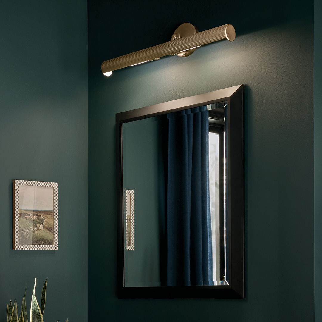 Classic Rectangular Mirror Black | Kichler Lighting
